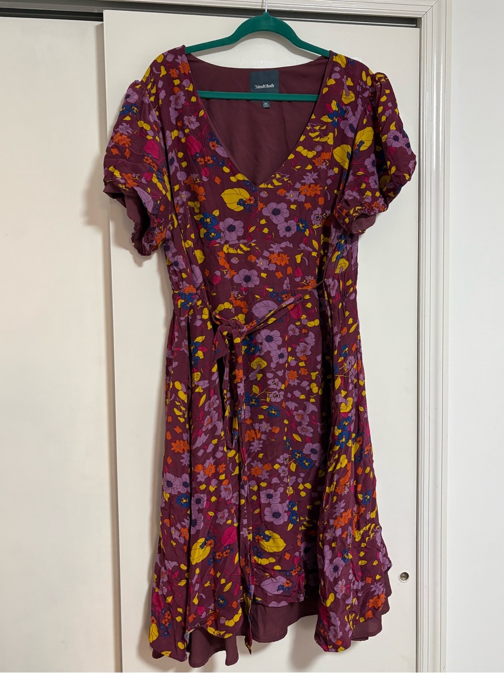 ModCloth Floral Sweetest Occasion Midi Dress - size 3x